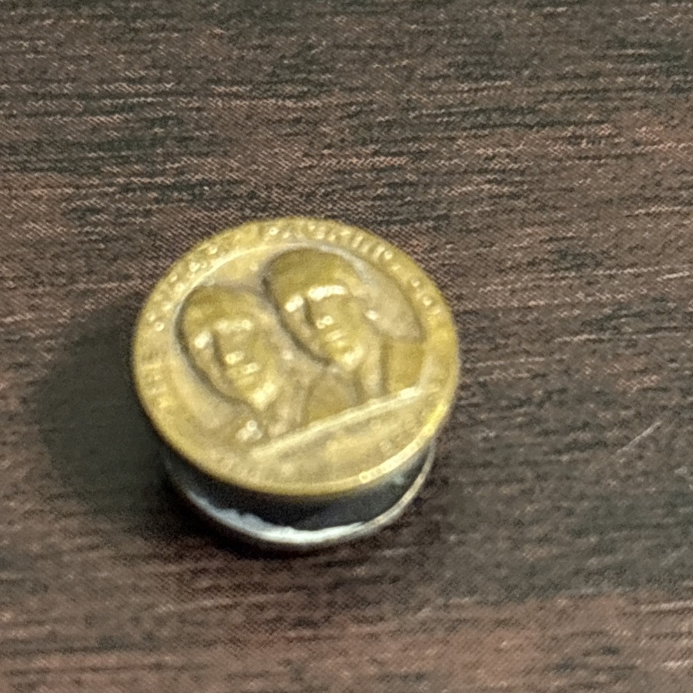 Rare Vintage Cudahy Packing 50th Anniversary 1940 Old Dutch Collar Lapel Stud